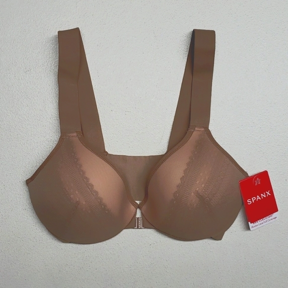 SPANX Bra-llelujah Illusion Lace Full Coverage Bra Women's Size 32C - Picture 6 of 16